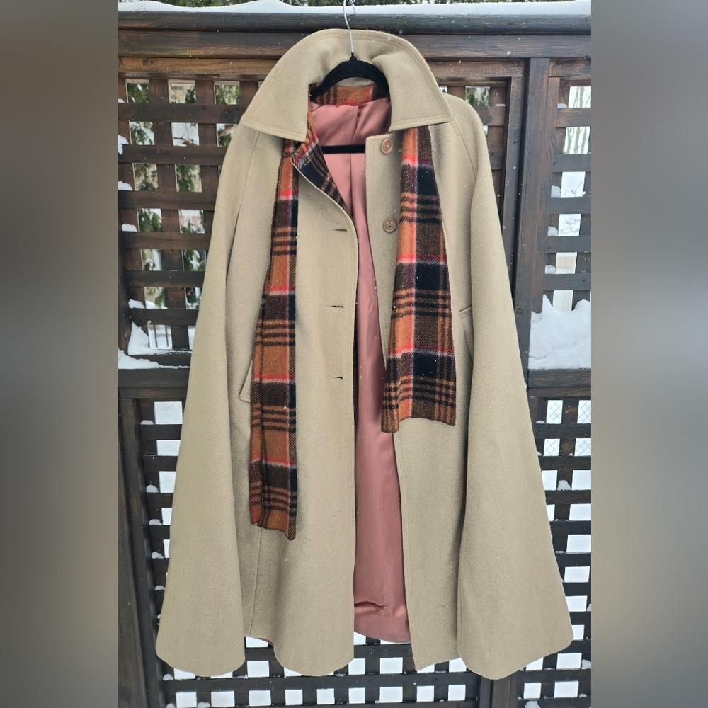 Vintage Wool Cape